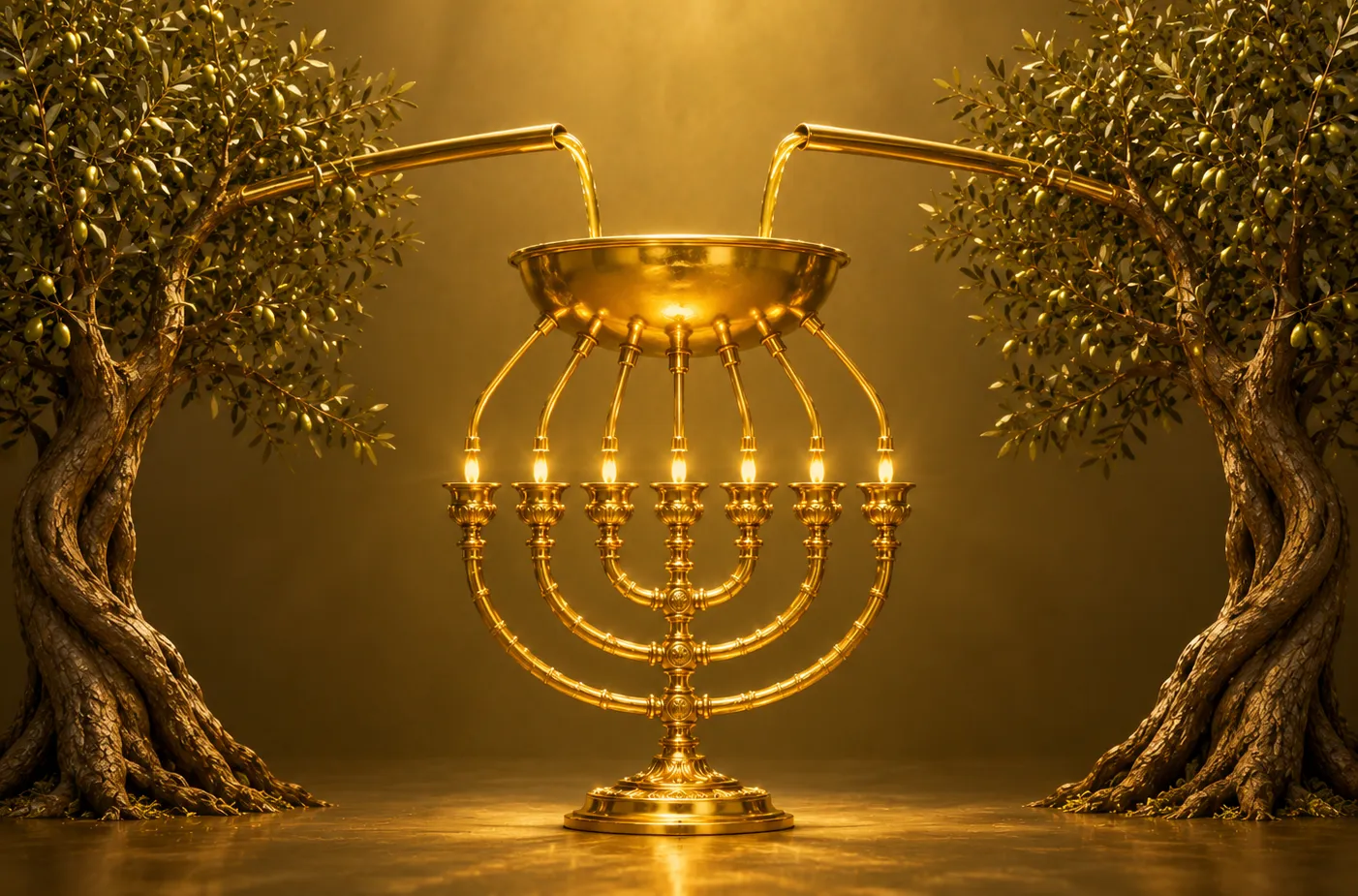 Die Vision vom goldenen Leuchter in Sacharja 4