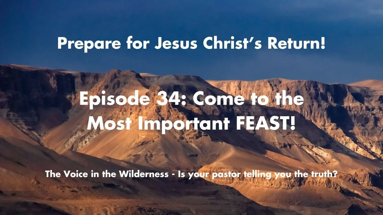 Come to the Most Important FEAST!