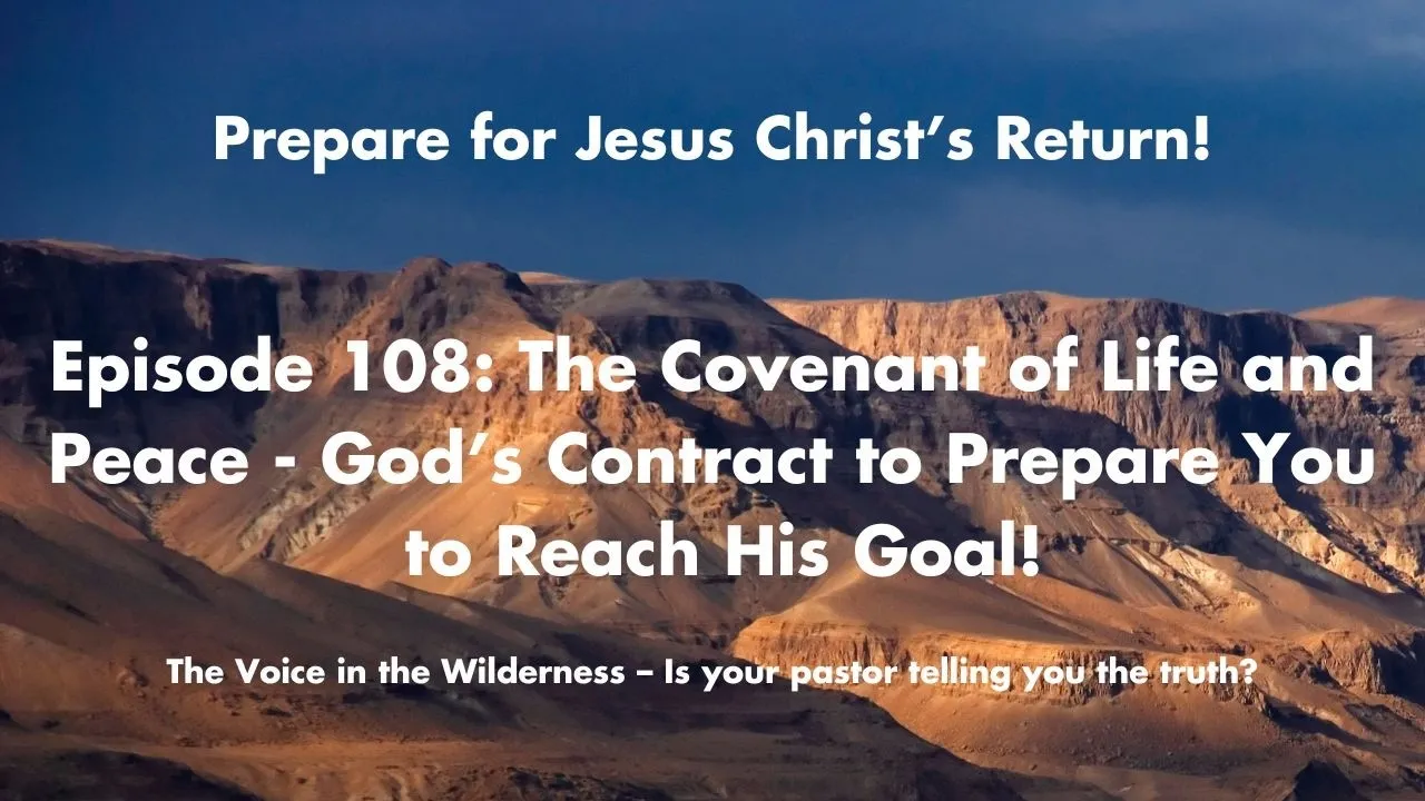 The Covenant of Life and Peace | God’s Plan to Perfect You for His Kingdom
