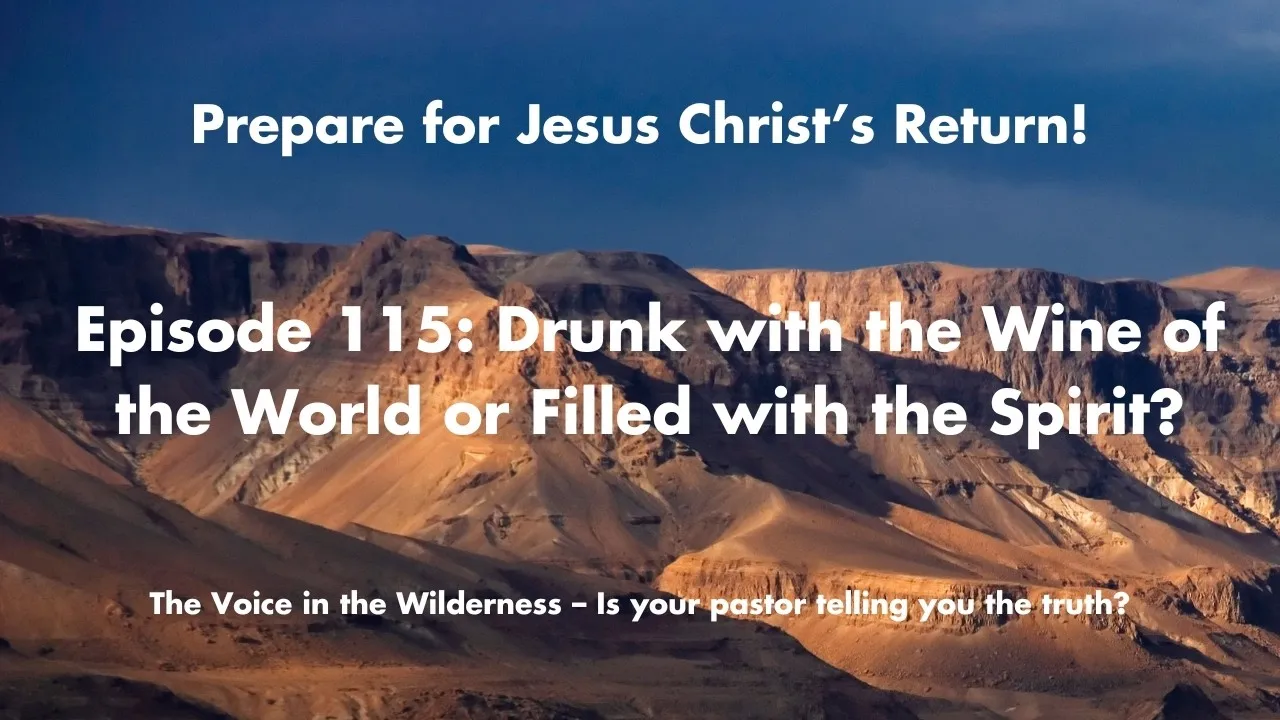 Filled With the Spirit or Drunk With the World? | Ephesians 5:18