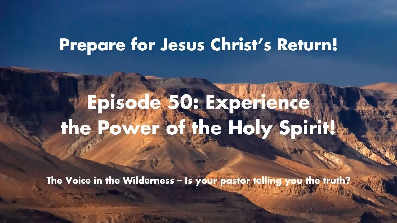 Experience the Power of the Holy Spirit!