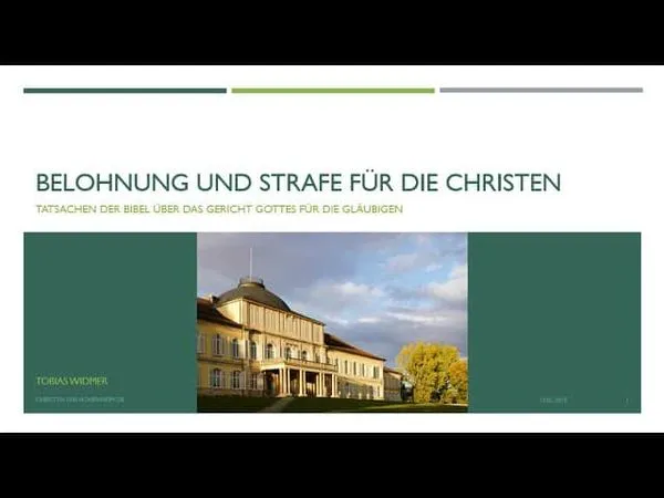 Belohnung und Strafe für die Christen